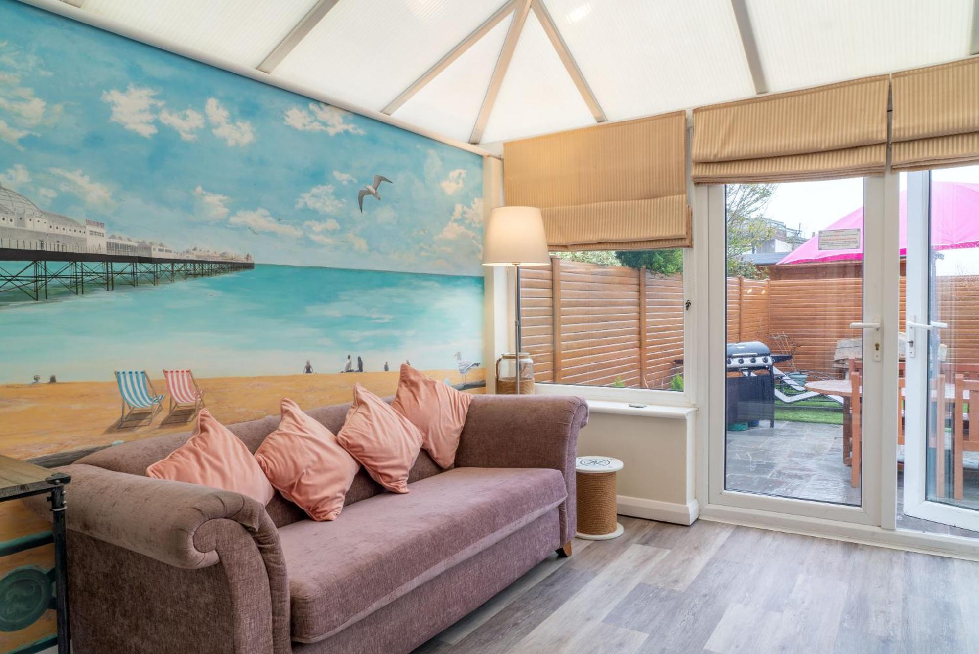 Sunny Queens Park Home - Garden & Private Parking Hove Exterior foto